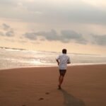 man, run, running