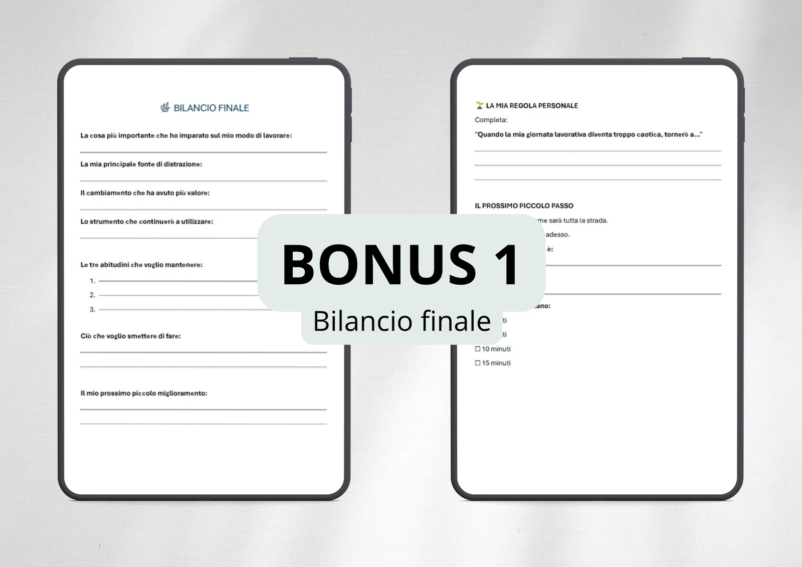 Produttività + Focus – Bundle 2 Workbook per Organizzare il Tempo e Concentrarti - immagine 7