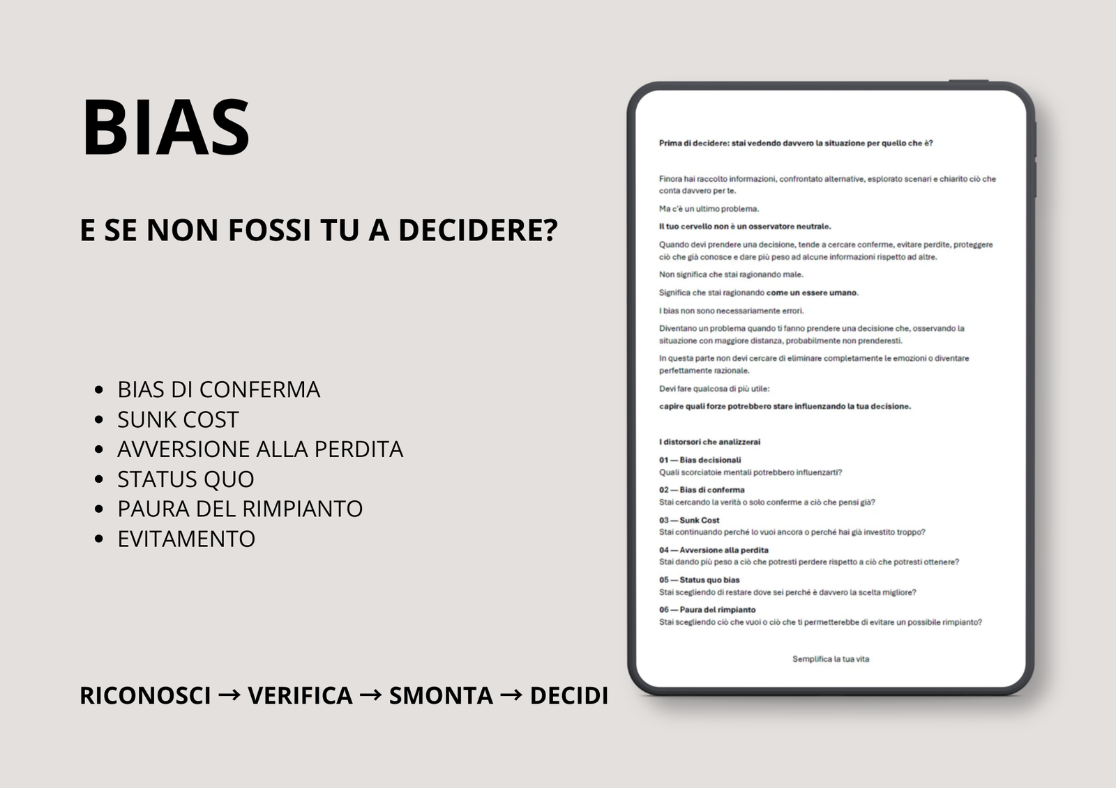 Decision Kit – Uno strumento pratico per prendere decisioni - immagine 9
